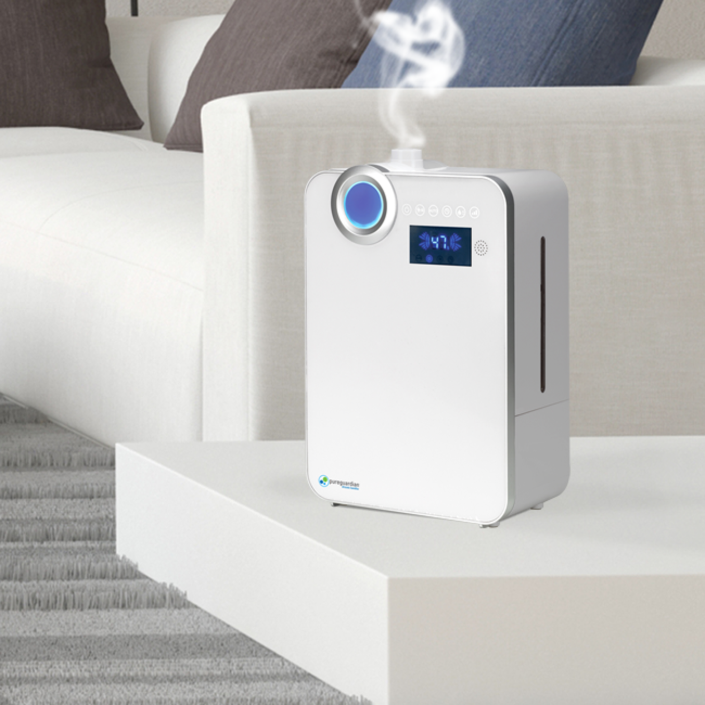 PureGuardian H7550 Elite Ultrasonic Warm Mist & Ultrasonic Cool Mist Humidifier
