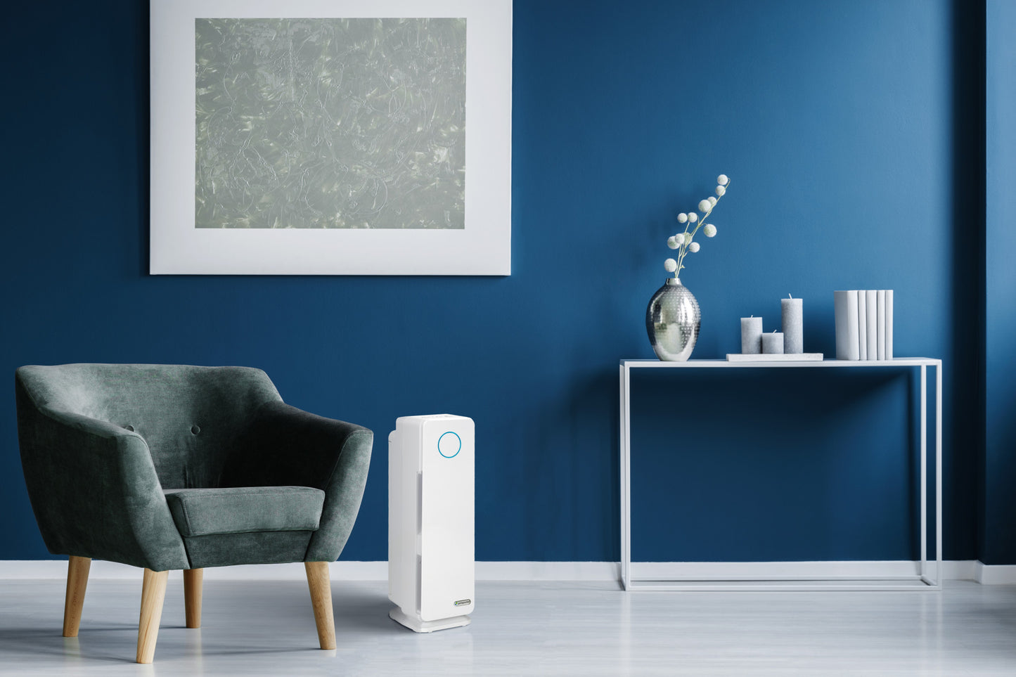 GermGuardian AC4300 PET PURE™ 22" Tower Air Purifier (3-speed 4-stage UV-C filtration, white)