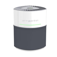 GermGuardian AC3050W Airsafe+ Platinum Edition Intelligent Air Purifier with 360˚ HEPA Pure Filter, UV-C, and Air Quality Monitor: White/Gray