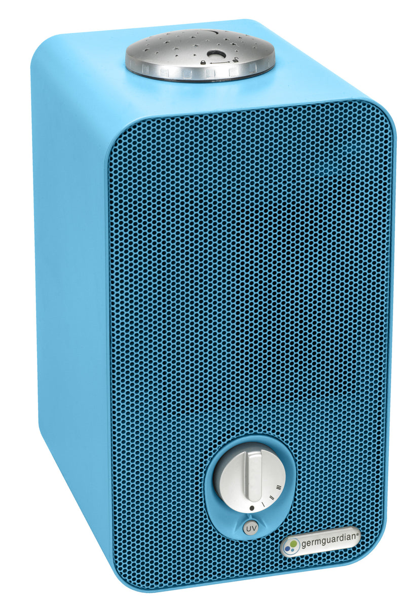 Blue hepa air purifier top