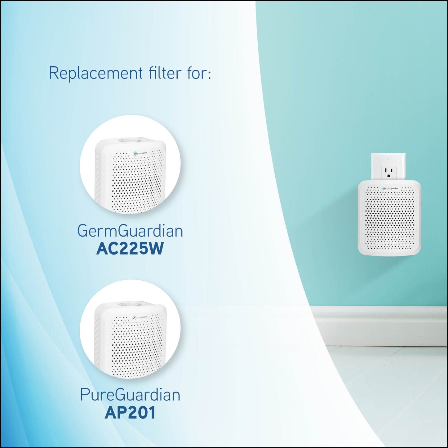 PureGuardian FLT200 Genuine Allergen Filter Replacements: 4 pack