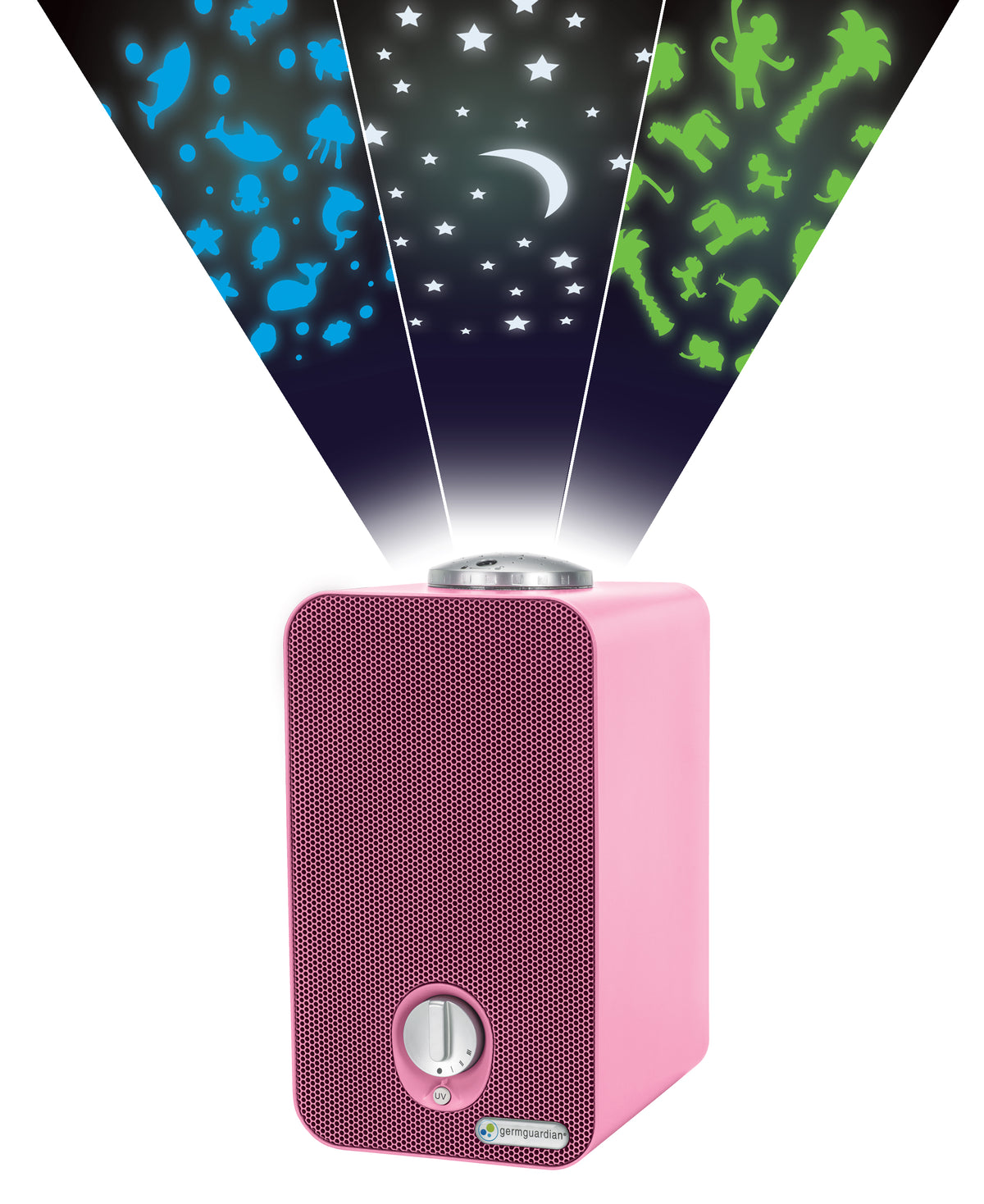 GermGuardian AC4150 HEPA PURE™ 11" Table Top Air Purifier: 3-speed 4-stage UV-C filtration