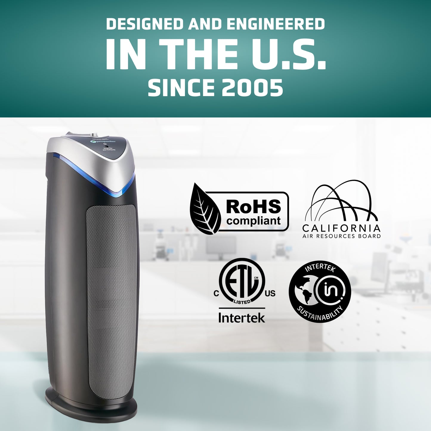 GermGuardian AC4825 Air Purifier & Replacement Filter Bundle