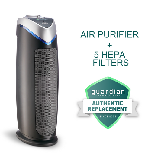 GermGuardian AC4825DLX Air Purifier & Replacement Filter Bundle