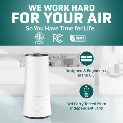 PureGuardian H997W 90-Hour Ultrasonic Humidifier with Humidistat, 1.6 Gallon