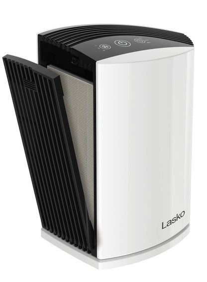 Lasko LP200 HEPA 15" Table Top Air Purifier (3-speed 2-stage filtration, white/black)