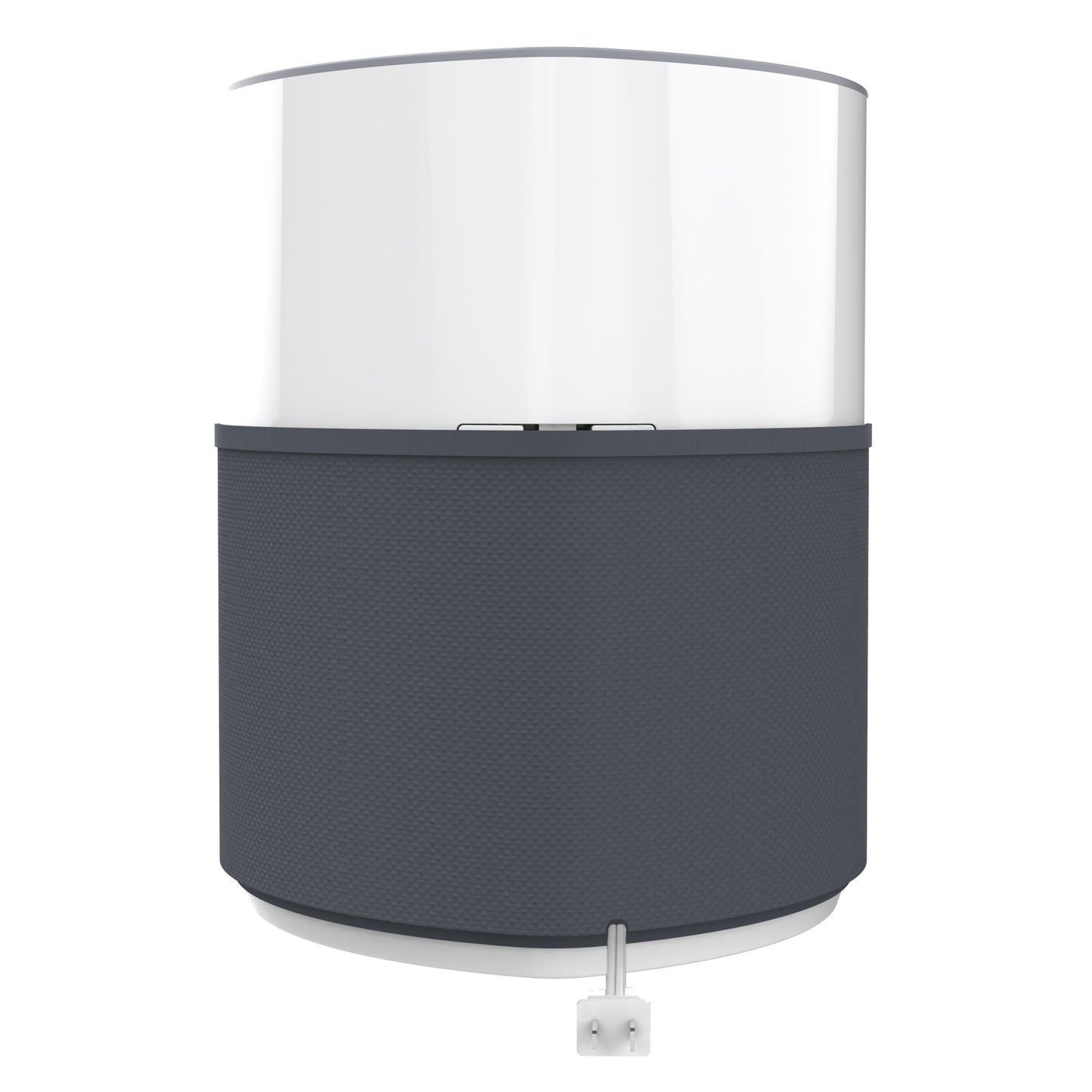 GermGuardian AC3050 AirSafe+ HEPA PURE™ 14" Table Top Air Purifier & Air Quality Sensor (360° 3-speed 4-stage UV-C filtration, white/gray)