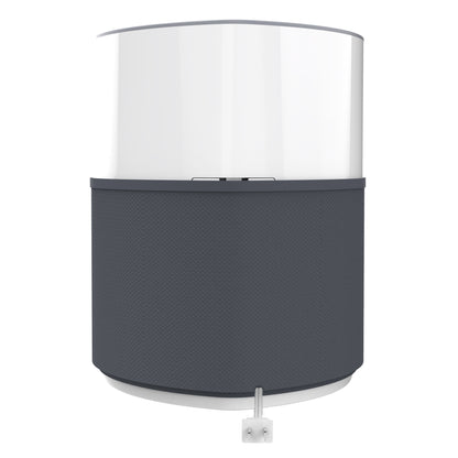 GermGuardian AC3050 AirSafe+ HEPA PURE™ 14" Table Top Air Purifier & Air Quality Sensor (360° 3-speed 4-stage UV-C filtration, white/gray)