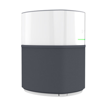 GermGuardian AC3050 AirSafe+ HEPA PURE™ 14" Table Top Air Purifier & Air Quality Sensor (360° 3-speed 4-stage UV-C filtration, white/gray)