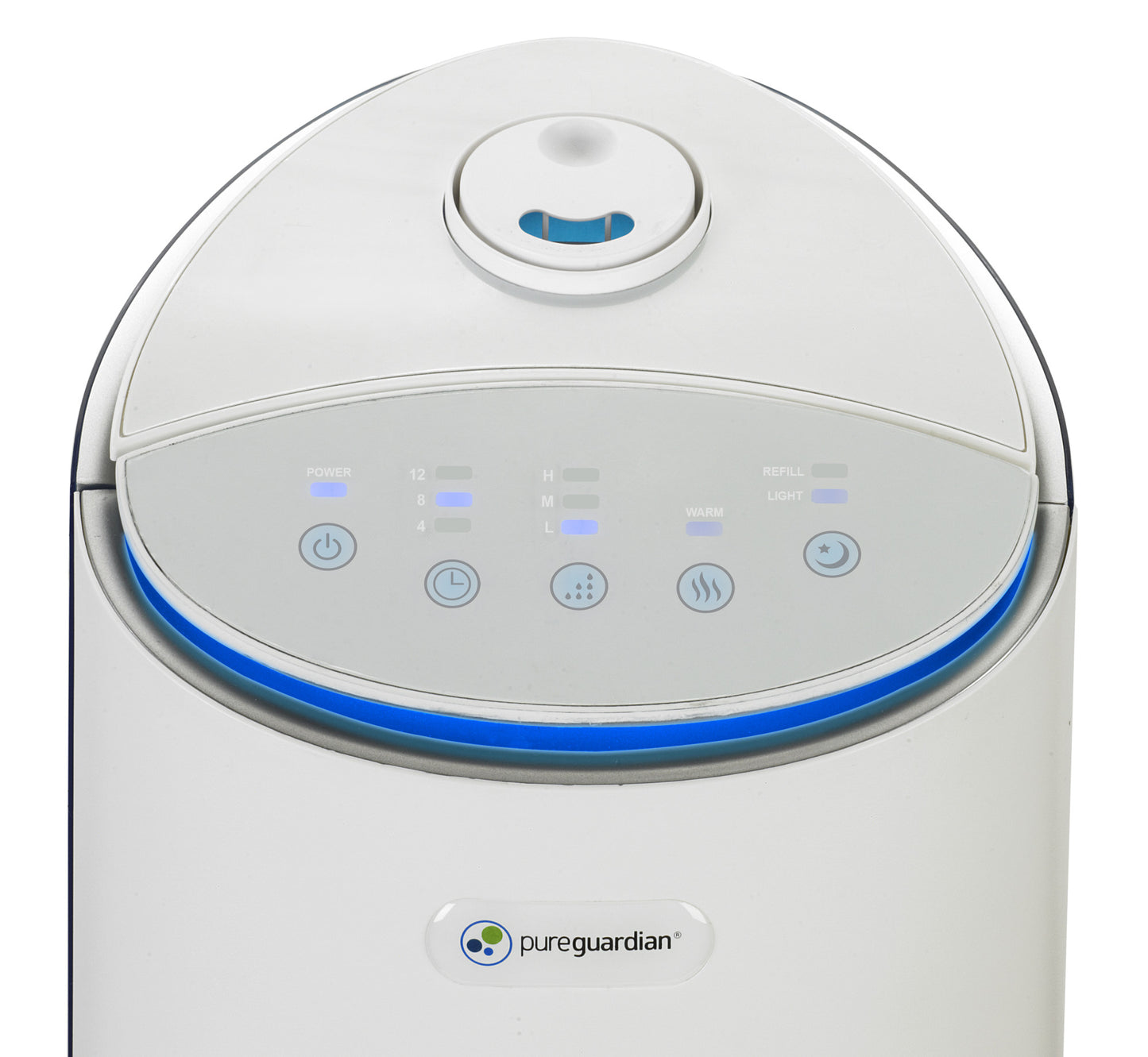 PureGuardian H3250WCA Ultrasonic Warm and Cool Mist Humidifier Tower with Aromatherapy Tray, 1.5-Gallons