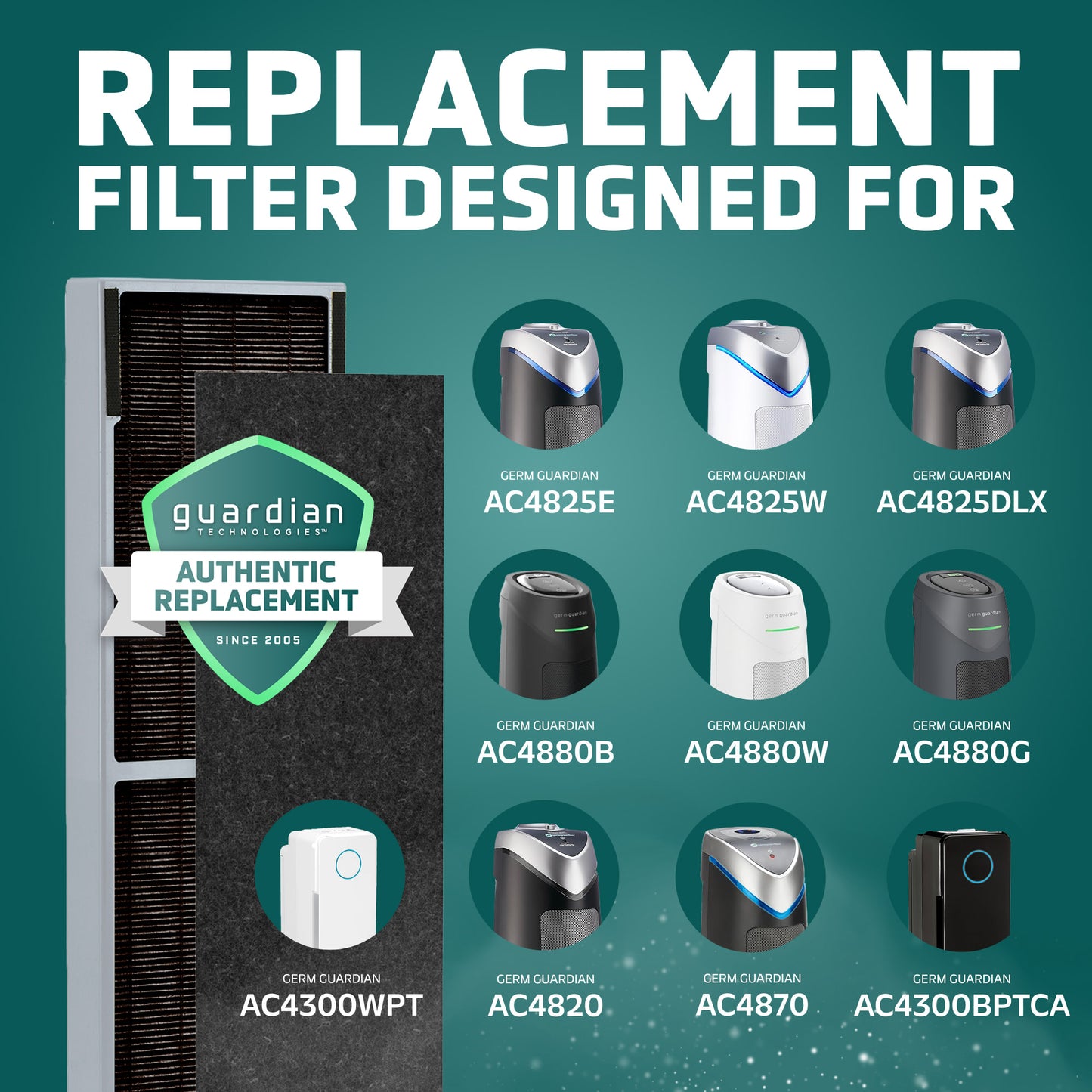 GermGuardian FLT4825SM SMOKE CLEAR™ Air Purifier Filter B