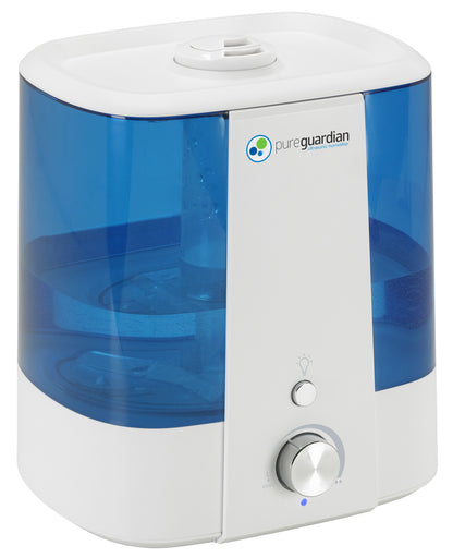PureGuardian H1175 Top Fill Ultrasonic Cool Mist Humidifier with Aromatherapy Tray, 1.5-Gallon