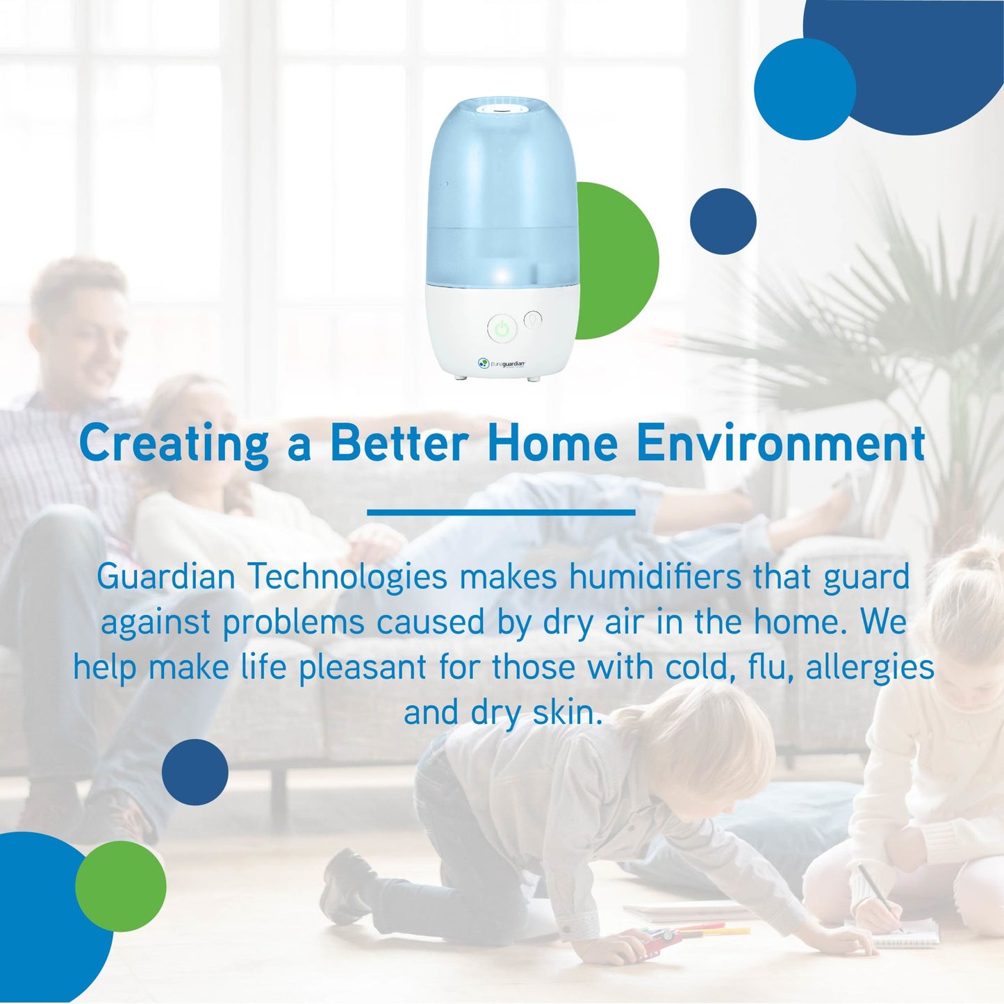 PureGuardian H975AR 1-Gallon Cool Mist Humidifier