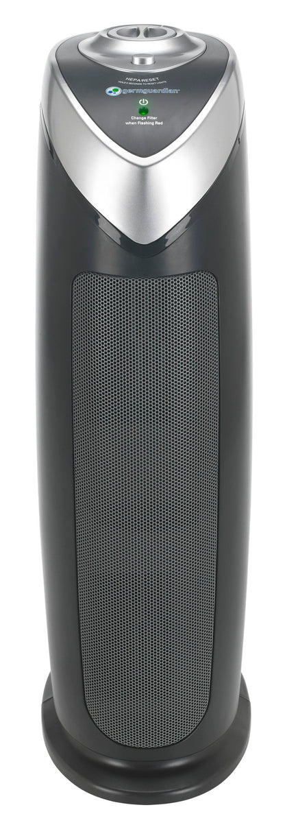 GermGuardian AC4820 HEPA PURE™ 22" Tower Air Purifier (3-speed 2-stage filtration, black)