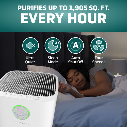 GermGuardian AC5109W 6-in-1 Air Purifier 23" - Thumbnail 5