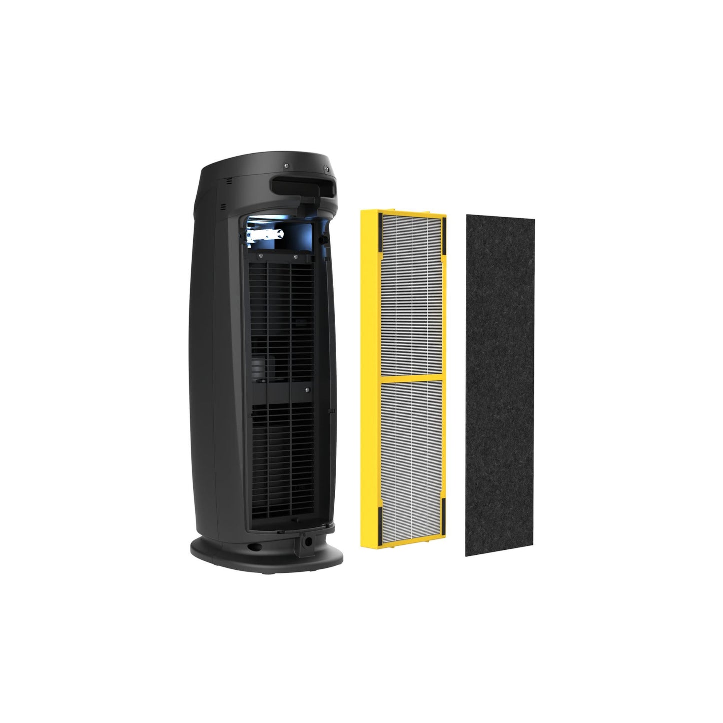 GermGuardian AC4880 HEPA PURE™ 22" Tower Air Purifier (5-speed 4-stage UV-C filtration, black)