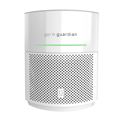 GermGuardian AC3000 AirSafe+ Intelligent Air Purifier with 360° HEPA Pure Filter with Air Quality Sensor and UV-C Light: white
