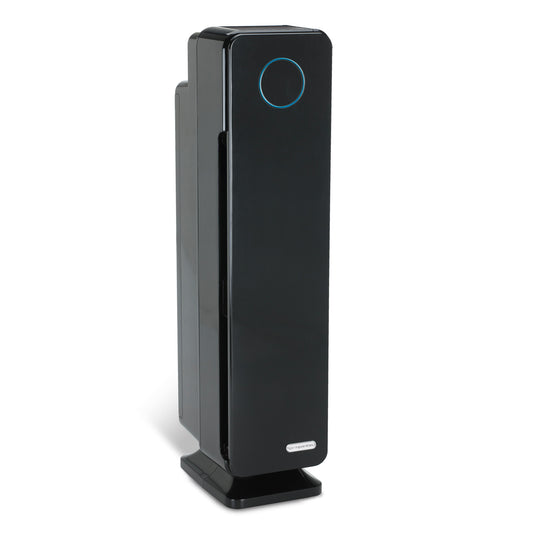 GermGuardian AC5350 HEPA PURE™ 28" Tower Air Purifier (5-speed 3-stage UV-C filtration, black)