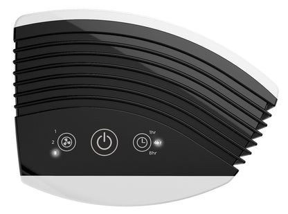 Lasko LP200 HEPA 15" Table Top Air Purifier (3-speed 2-stage filtration, white/black)