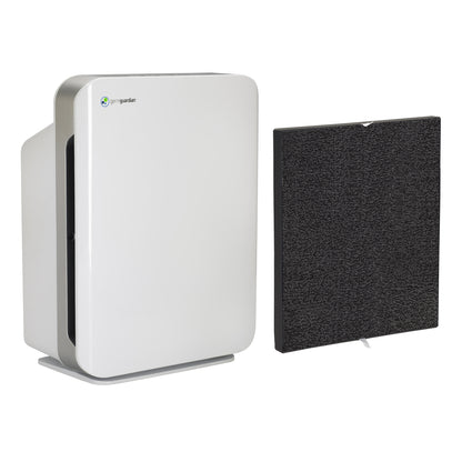 GermGuardian AC5900 HEPA PURE™ 21" Console Air Purifier & Bonus Filter (3-speed 4-stage filtration, white)