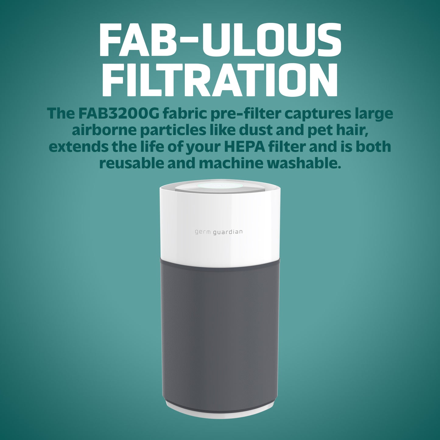 GermGuardian FAB3200 Fabric Pre-Filter (gray)