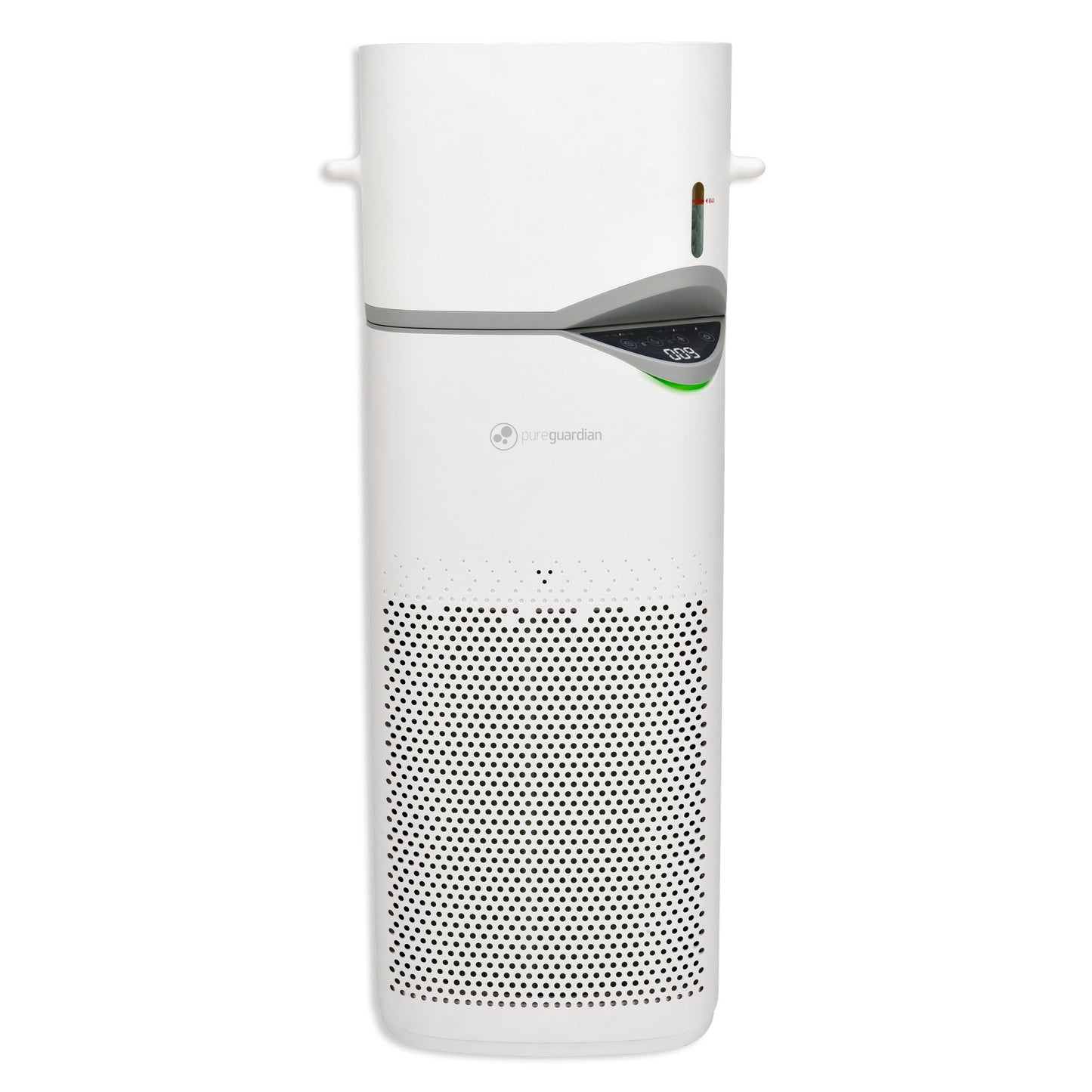 PureGuardian APH406 HEPA PURE™ 30" Console Air Purifier & 0.8 gallon Humidifier (360° 3-speed 3-stage filtration, white)