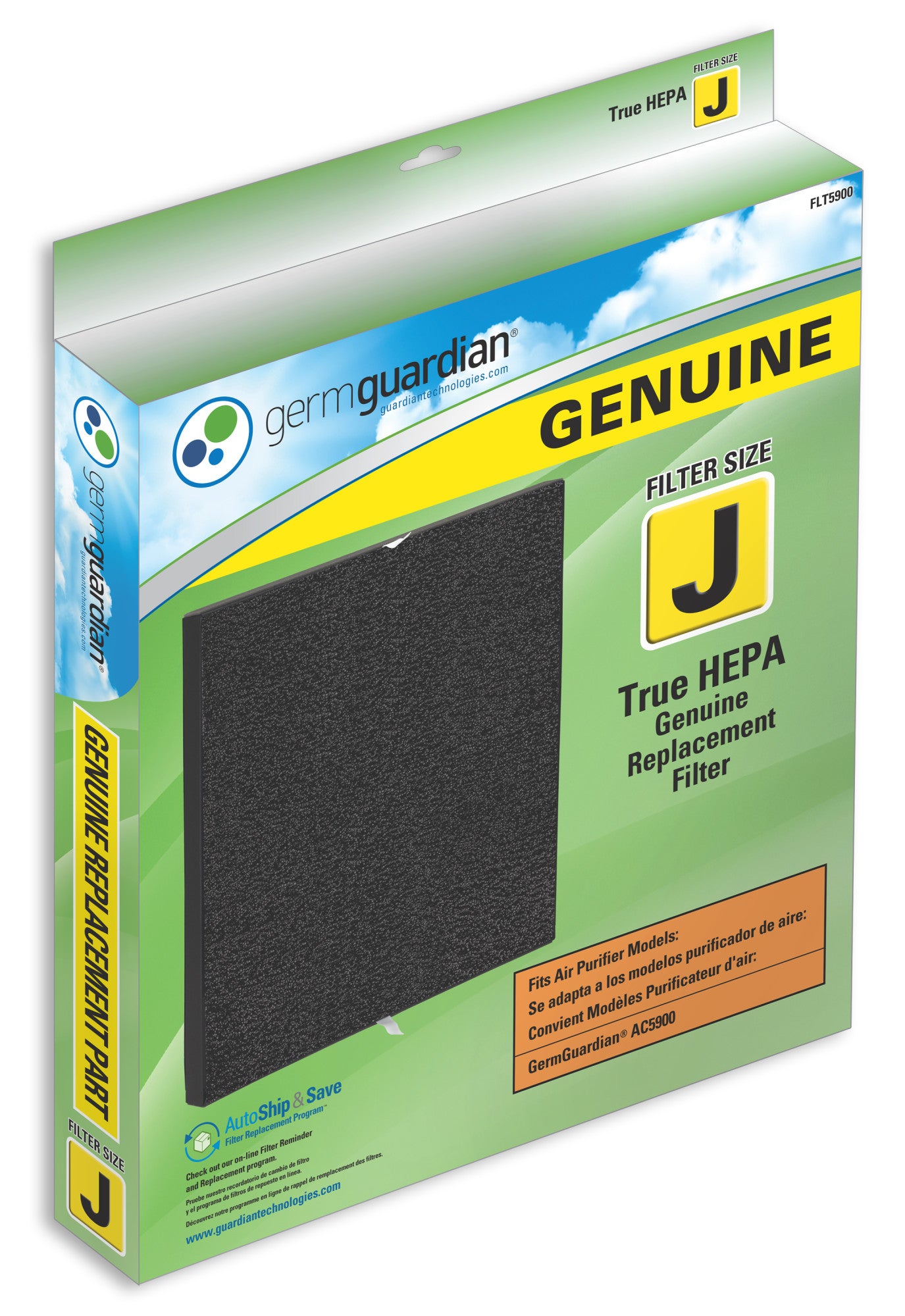GermGuardian FLT5900 HEPA PURE™ Air Purifier Filter J