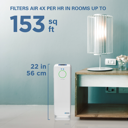 GermGuardian CDAP4500 22" Air Purifier with HEPA Pure Filter and UV-C: White
