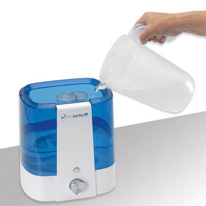 PureGuardian H5175W Top Fill Ultrasonic Cool Mist Humidifier with Aromatherapy Tray, 2 Gallon, 120 Hour Run Time