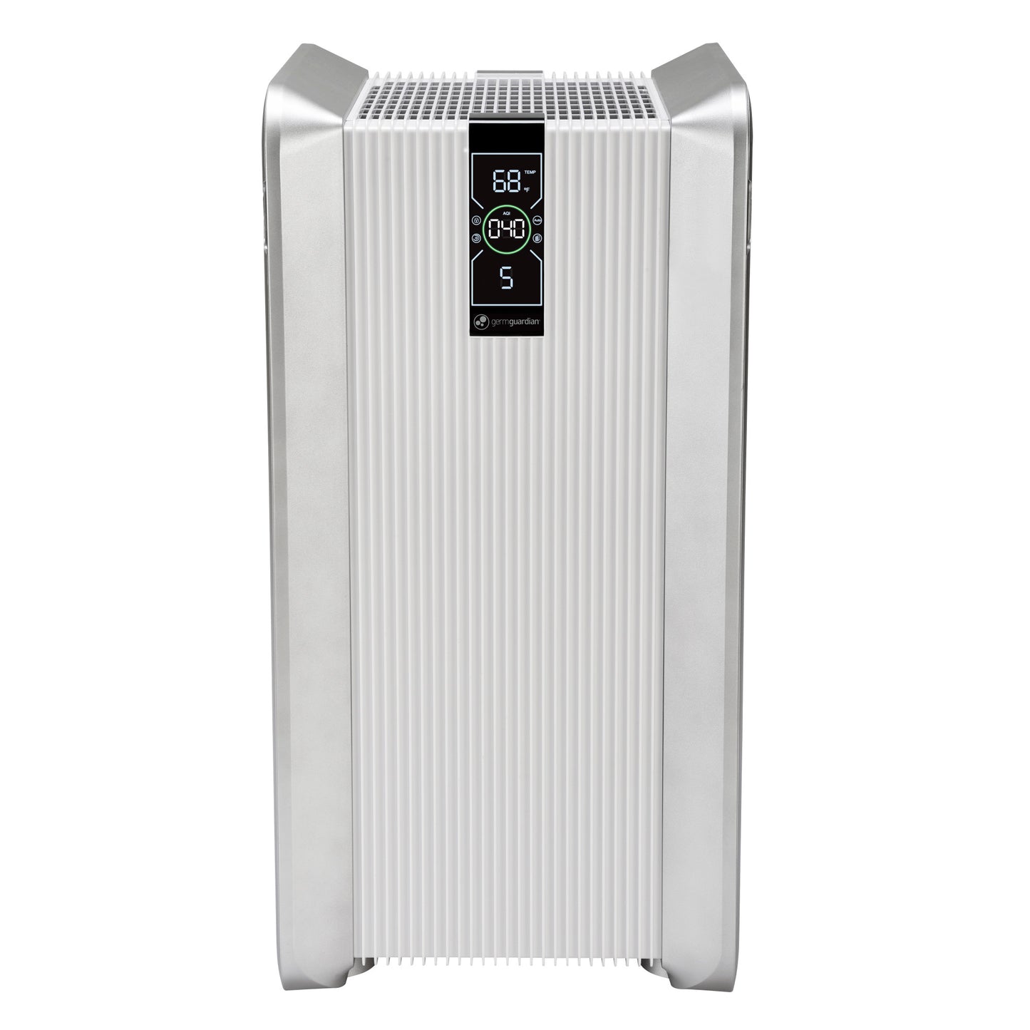 GermGuardian AC6100 PRO HEPA PURE™ 30" Console Air Purifier & Air Quality Monitor (5-speed 4-stage filtration, white)