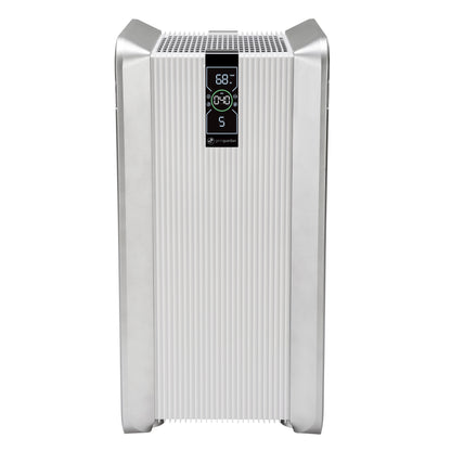 GermGuardian AC6100 PRO HEPA PURE™ 30" Console Air Purifier & Air Quality Monitor (5-speed 4-stage filtration, white)