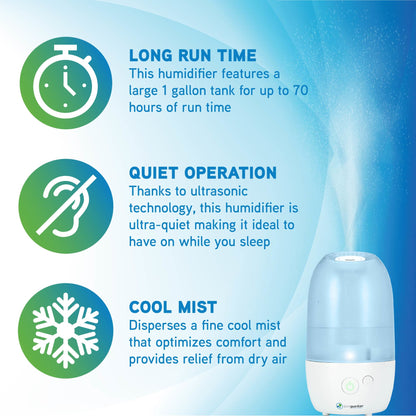 PureGuardian H975AR 1-Gallon Cool Mist Humidifier