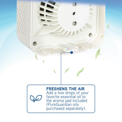 GermGuardian AC225W purificateur d'air enfichable éliminant les odeurs avec UV-C et veilleuse