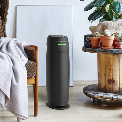 GermGuardian AC4880 HEPA PURE™ 22" Tower Air Purifier (5-speed 4-stage UV-C filtration, black)