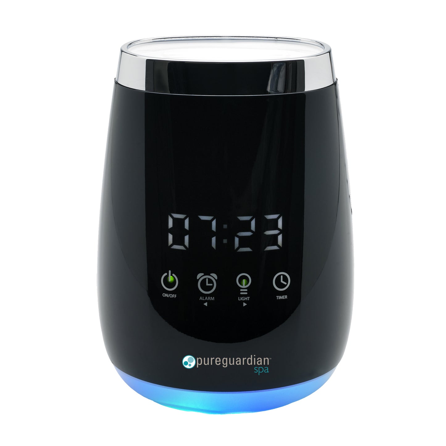 PureGuardian Spa SPA260CA Deluxe Ultrasonic Aromatherapy Essential Oil Diffuser with Touch Controls & Alarm Clock