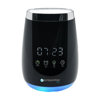 PureGuardian Spa SPA260CA Deluxe Ultrasonic Aromatherapy Essential Oil Diffuser with Touch Controls & Alarm Clock