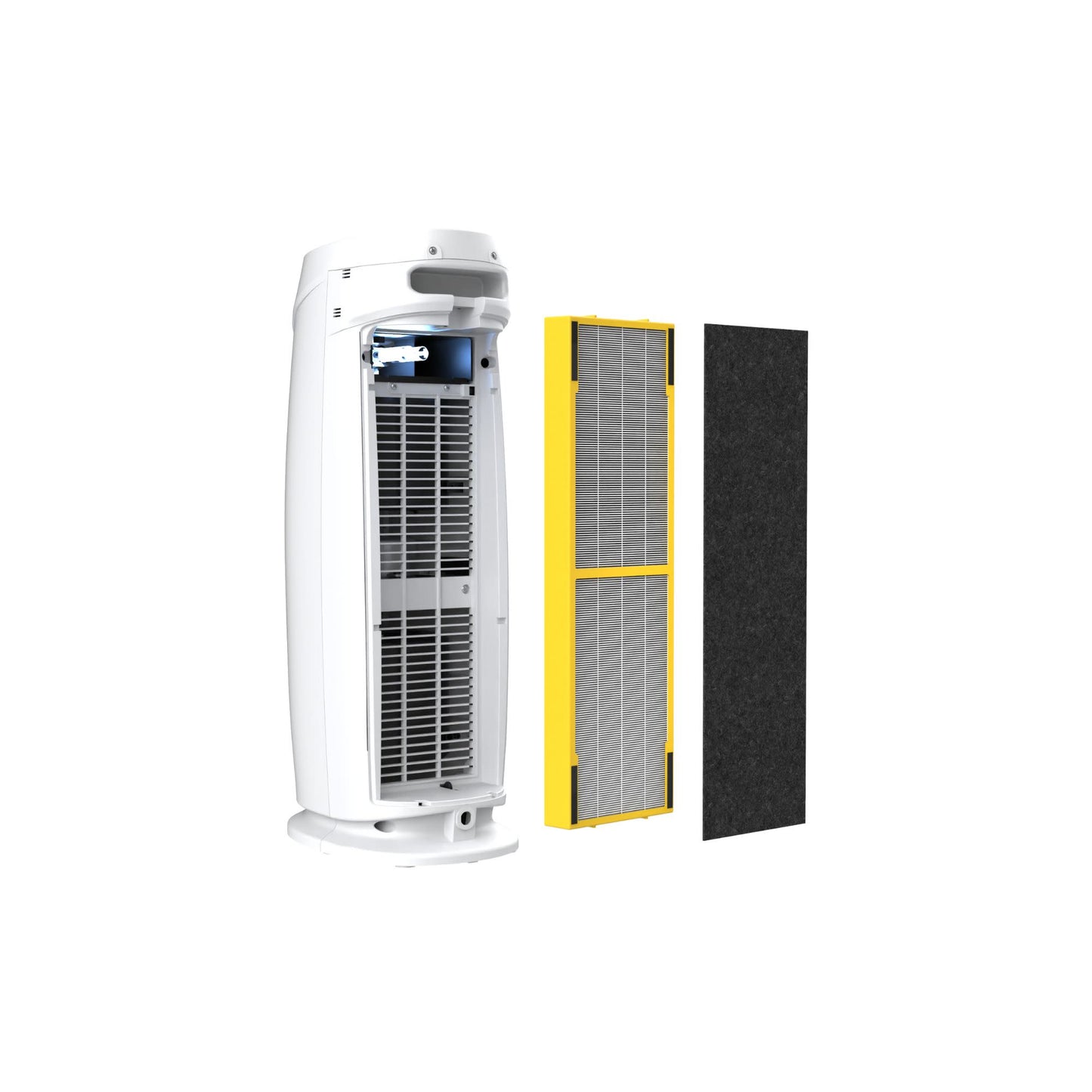 GermGuardian AC4880 HEPA PURE™ 22" Tower Air Purifier (5-speed 4-stage UV-C filtration, white)
