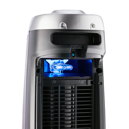 GermGuardian AC4825 HEPA PURE™ 22" Tower Air Purifier (3-speed 3-stage UV-C filtration, black)