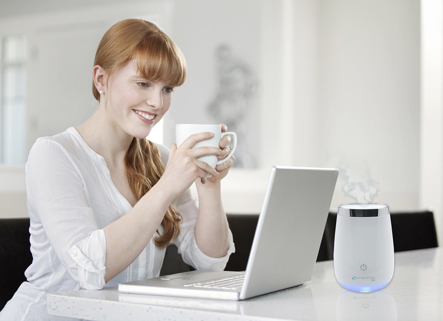 PureGuardian Spa SPA210 Ultrasonic Aromatherapy Essential Oil Diffuser with Touch Controls