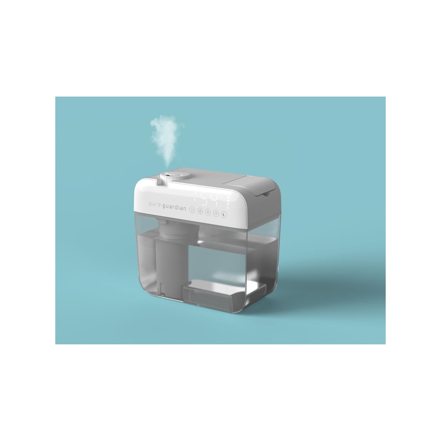 PureGuardian H1050W 1.2 Gallon Cool Mist Ultrasonic Humidifier, White