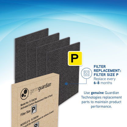 GermGuardian FLT58CB4 Carbon Replacement Filter P: 4 pack