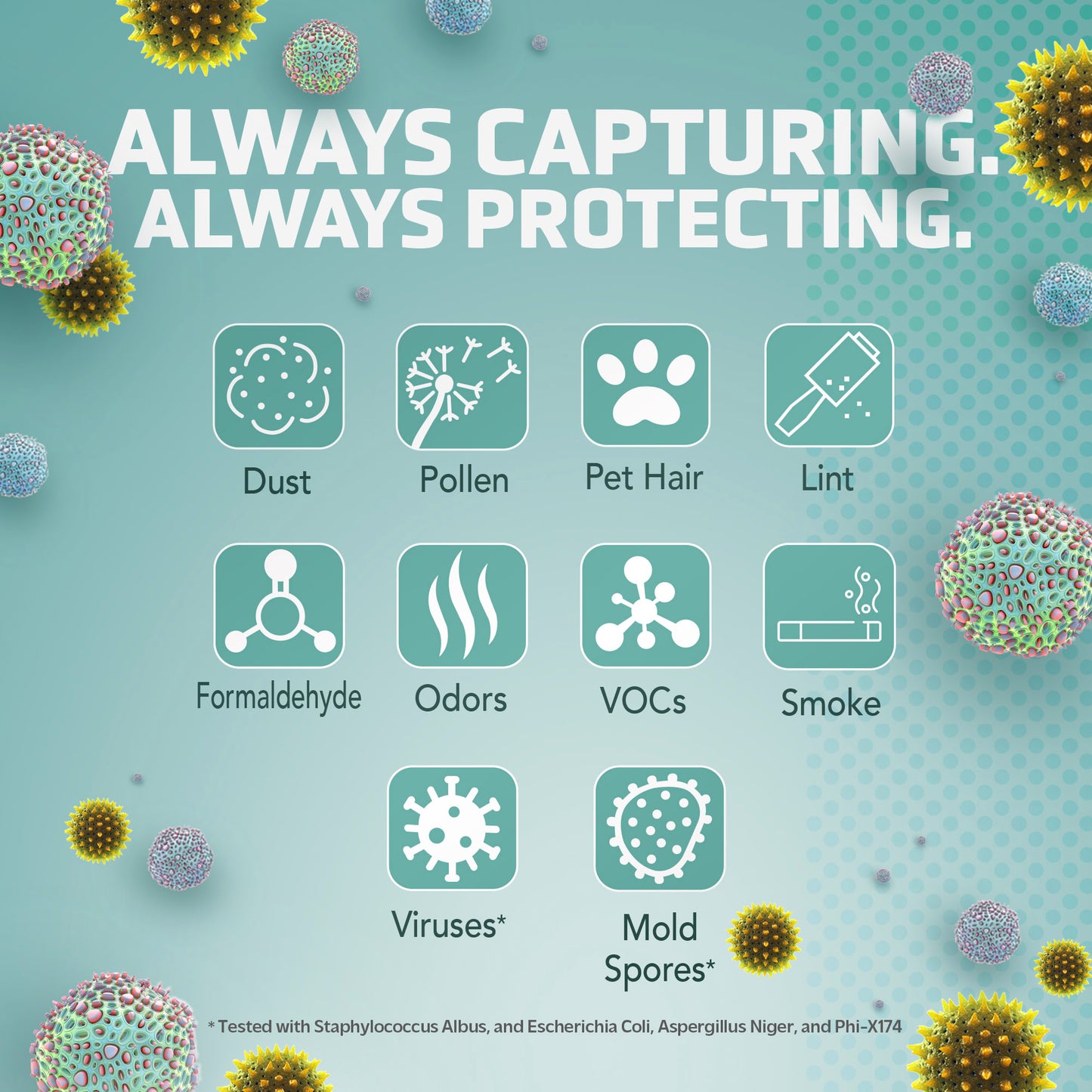 GermGuardian AP3151 AirSafe Air Purifier with 360 Degree HEPA 13 Filter and Air Quality Sensor