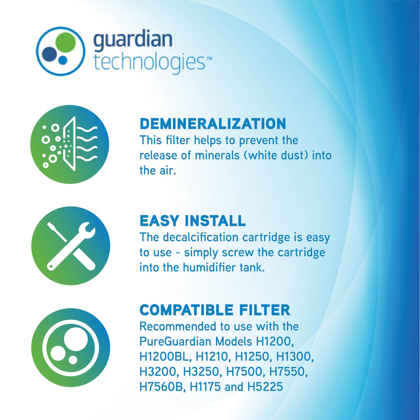PureGuardian FLTDC20 #2 Humidifier Demineralization Filter