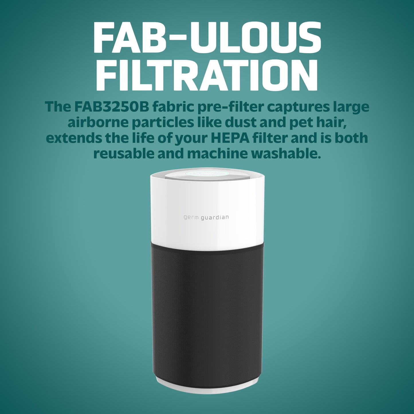 GermGuardian FAB3200 Fabric Pre-Filter (black)
