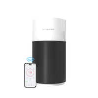 GermGuardian AC3250 AirSafe+ HEPA PURE™ 20" Smart Tower Air Purifier (360° 10-speed 4-stage UV-C filtration, black/white)