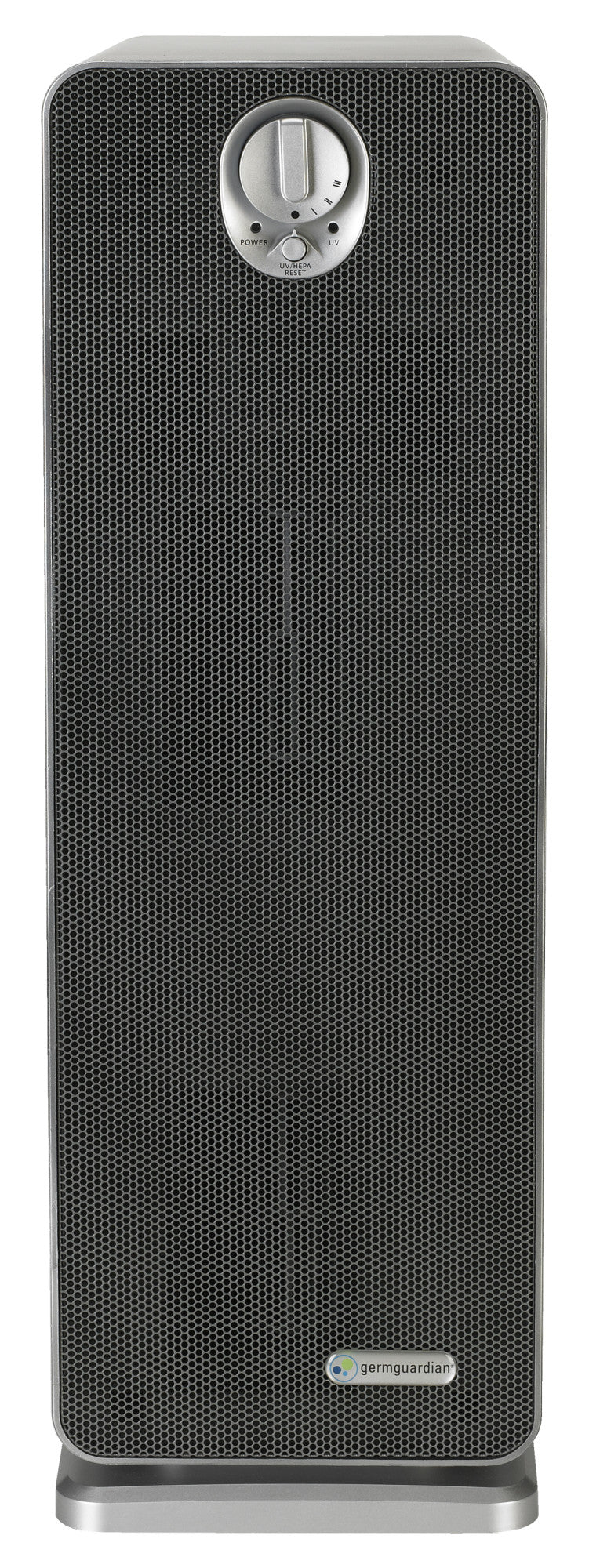 GermGuardian AC4900 HEPA PURE™ 22" Tower Air Purifier (3-speed 3-stage UV-C filtration, gray)