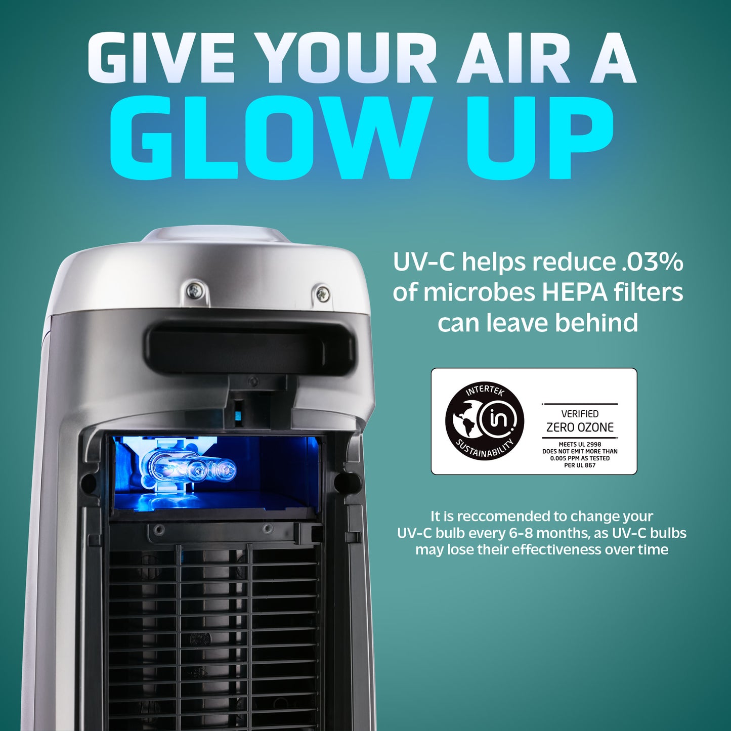 GermGuardian LB4000 GENUINE Replacement UV-C Bulb for Air Purifiers