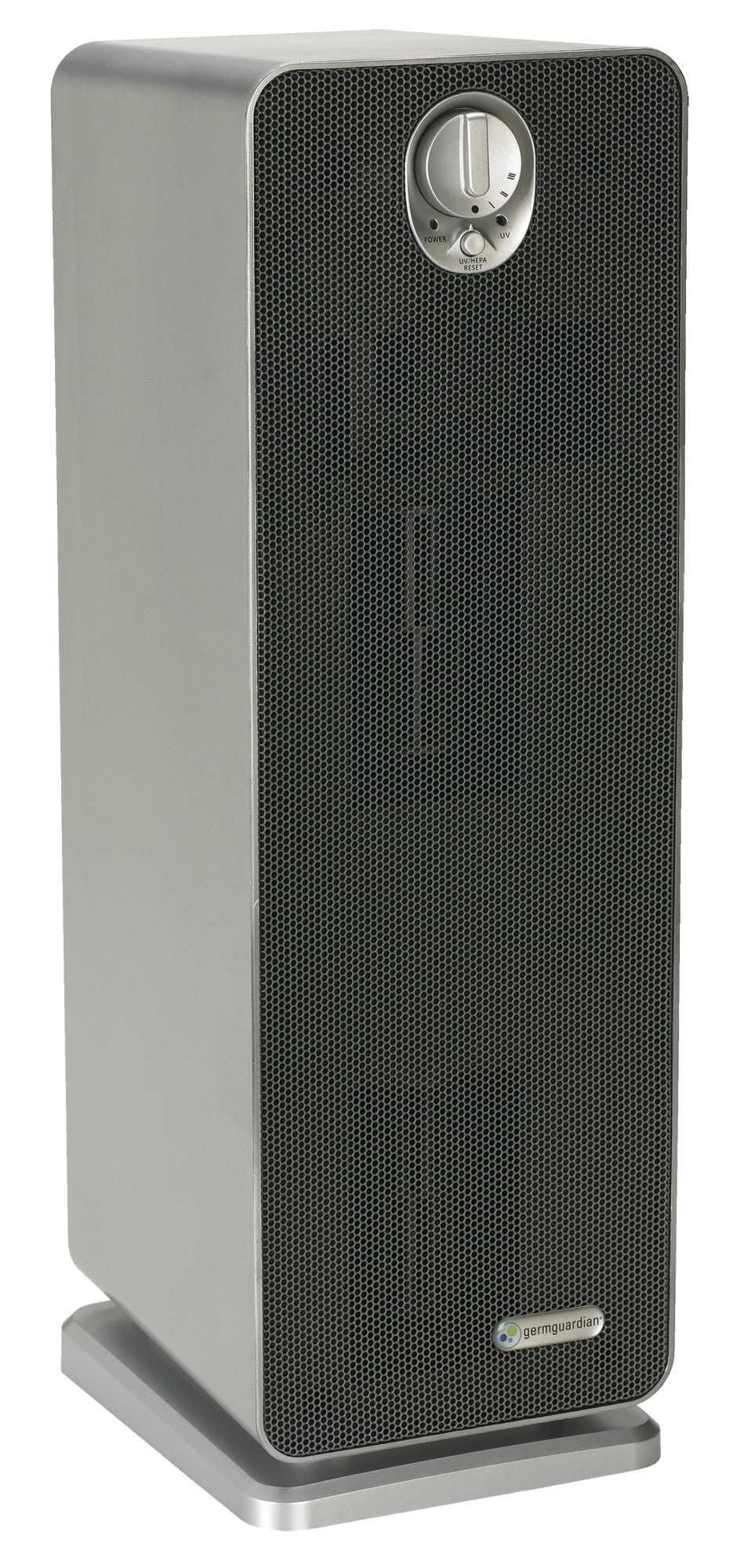 GermGuardian AC4900 HEPA PURE™ 22" Tower Air Purifier (3-speed 3-stage UV-C filtration, gray)