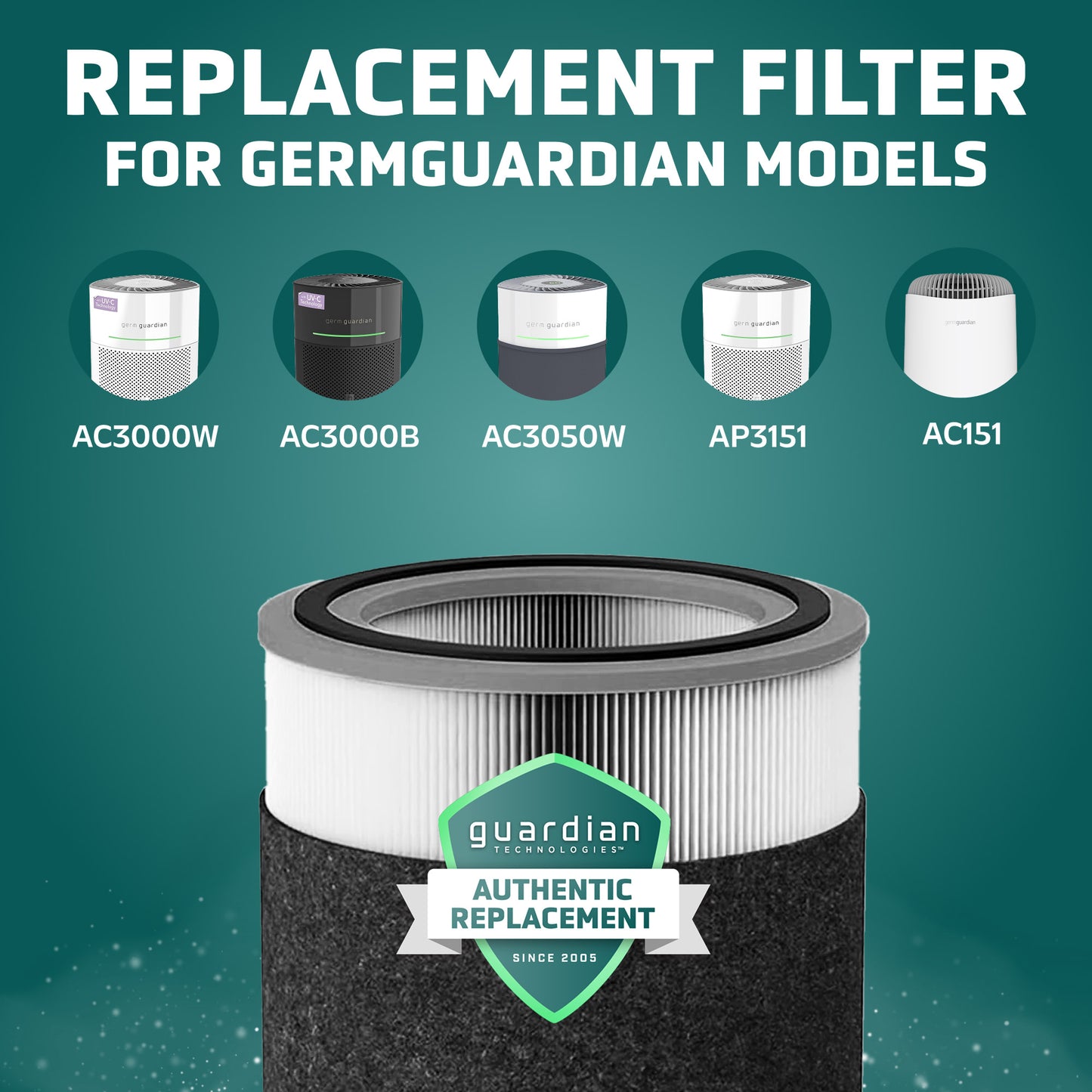GermGuardian FLT151SM SMOKE CLEAR™ Air Purifier Filter V