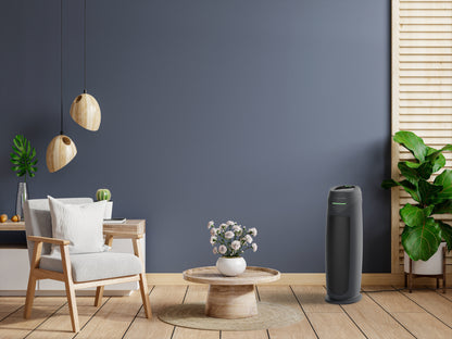 GermGuardian AC4880 HEPA PURE™ 22" Tower Air Purifier (5-speed 4-stage UV-C filtration, graphite)